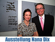 Innere Distanz - Neue Arbeiten von Nana Dix in der Galerie von maltzahn fine arts 14.03.-21.04.2007 (Foto: Martin Schmitz)